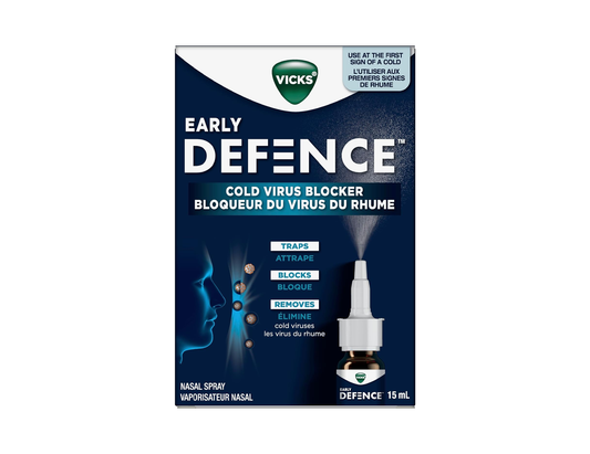 Vicks - Early Defence Cold Virus Blocker Nasal Spray - 15 mL - current product packaging