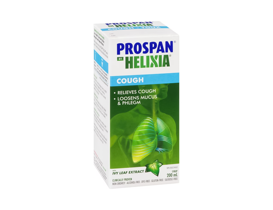 Helixia - Prospan Cough Syrup with Ivy Leaf Extract - 200 mL - current product packaging