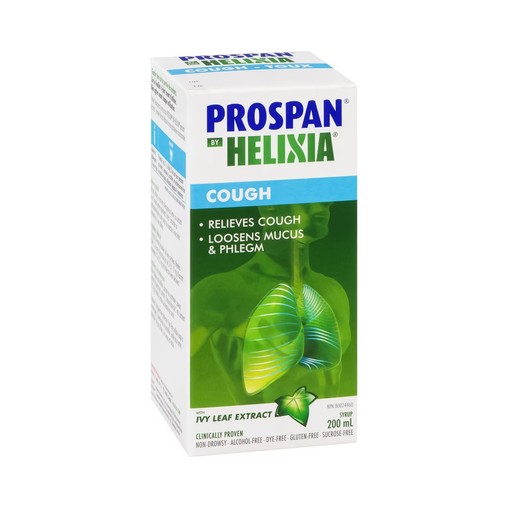 Helixia - Prospan Cough Syrup with Ivy Leaf Extract - 200 mL - current product packaging