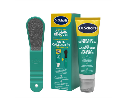 Dr. Scholl's Fast Acting Callus Remover Gel Kit - 2 Pieces product packaging