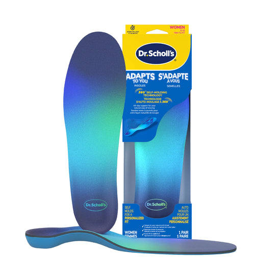 Dr. Scholl's Adapts to You Insoles for Women, Sizes 6–10 - 1 Pair product packaging