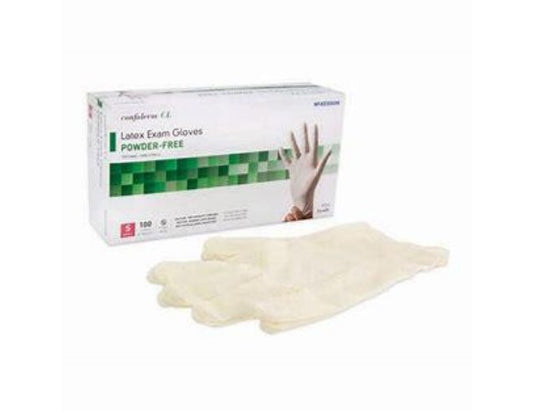 McKesson Confiderm Latex Exam Gloves - Ivory, 26 Pack of 100