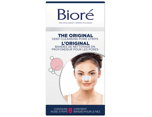 Bioré Deep Cleansing Pore Strips For The Face - 8 Strips