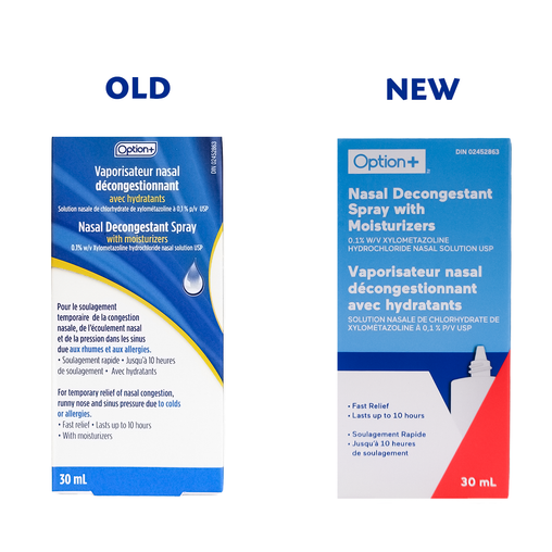Option+ - Nasal Decongestant Spray with Moisturizers - 30 mL - supplementary product image 2