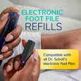 Dr. Scholl's Electric Foot File Roller Refills, Regular and Ultra Coarse - 2 Count product detail 2
