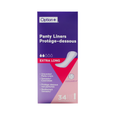 Option+ Extra Long Unscented Panty Liners - 34 Liners product packaging