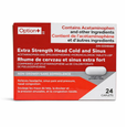 Option+ - Extra Strength Head Cold & Sinus - 24 Caplets - current product packaging