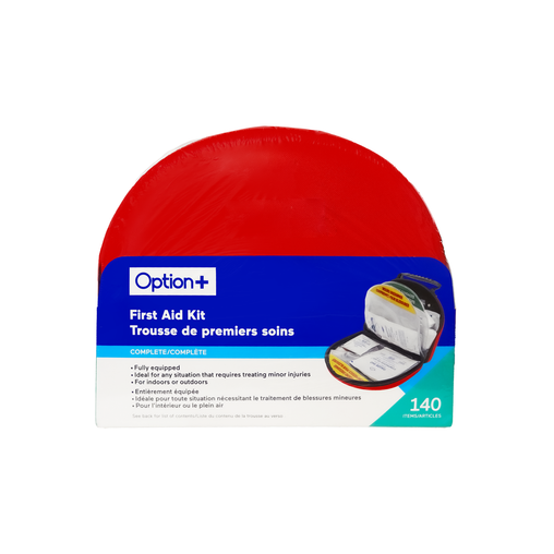Option+ Complete First Aid Kit - 140 Items current product packaging