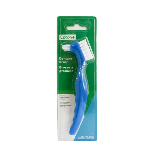 Option+ Denture Brush - 1 Denture Brush product packaging