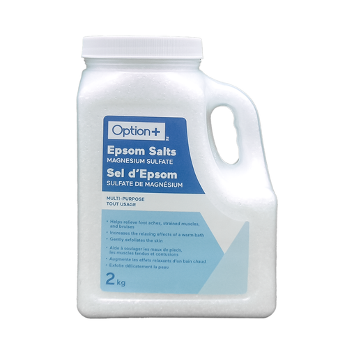 Option+ Epsom Salts - 2 kg product packaging