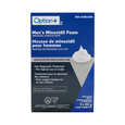 Option+ Men's Minoxidil Foam 5% - 3 x 60 g current product packaging