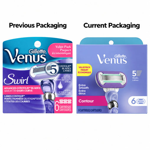 Gillette Venus Swirl Women’s Razor Blade Refills - 6 Refills