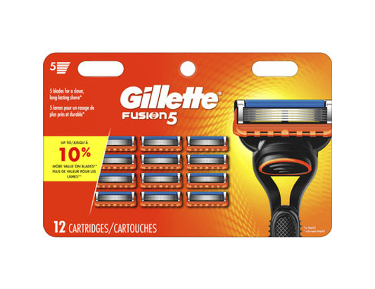 Gillette Fusion5 Razor Cartridges - 12 Count