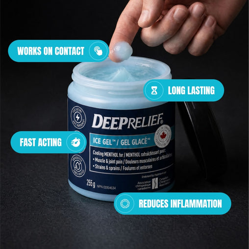 Deep Relief Ice Gel - 255 g benefit and feature information