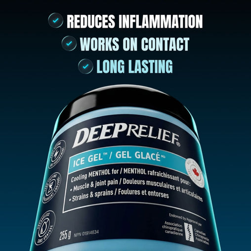 Deep Relief Ice Gel - 255 g product use and application information