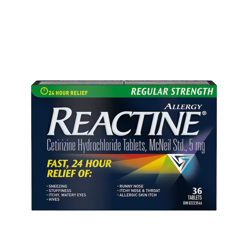 Reactine Regular Strength 24 hour Allergy Medicine, 5mg