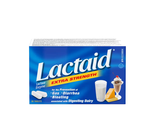 Lactaid Extra Strength Tablets, 40 Count