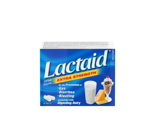 Lactaid Extra Strength Tablets - 80 Count