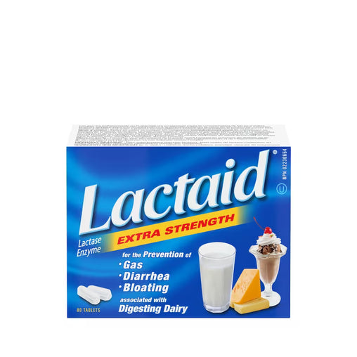 Lactaid Extra Strength Tablets - 80 Count