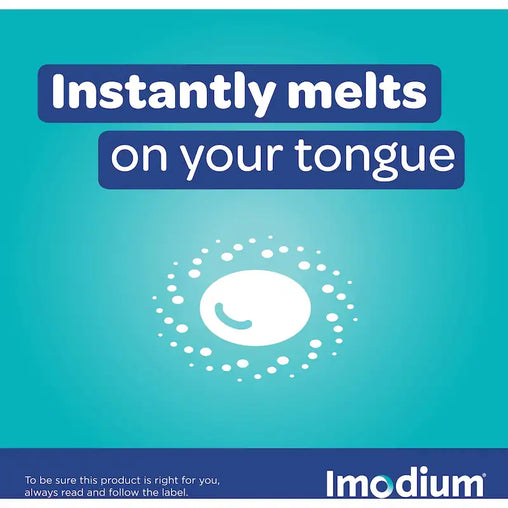 Imodium Quick-Dissolve Mint 2mg – 20 Tablets
