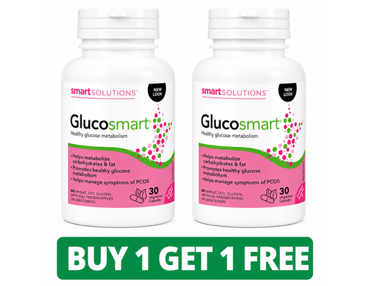 Smart Solutions Glucosmart – 30 Capsules (2-Pack, Total: 60 Capsules)