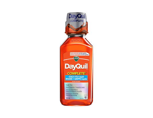 Vicks - DayQuil Complete Cold & Flu Liquid - 354 mL - current product packaging