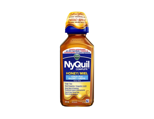 Vicks - NyQuil Complete Honey Cold & Flu - 354 mL - current product packaging