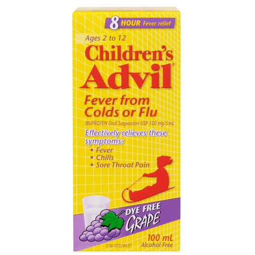 Advil Children’s Suspension, Grape 100ml