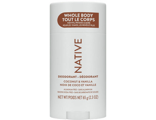 Native Coconut & Vanilla Whole Body Deodorant, 65 g