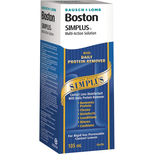 Bosyon Simplex Solution Boston SIMPLUS Multi-Action Solution, 105 mL – Symington Pharmacy