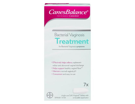 CanesBalance Bacterial Vaginosis Treatment – 7 Soft Vaginal Tablets