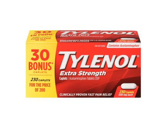 Tylenol Extra Strength 500mg – 230 Caplets
