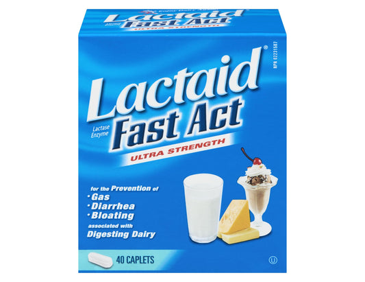 Lactaid Fast Act 40 Caplets