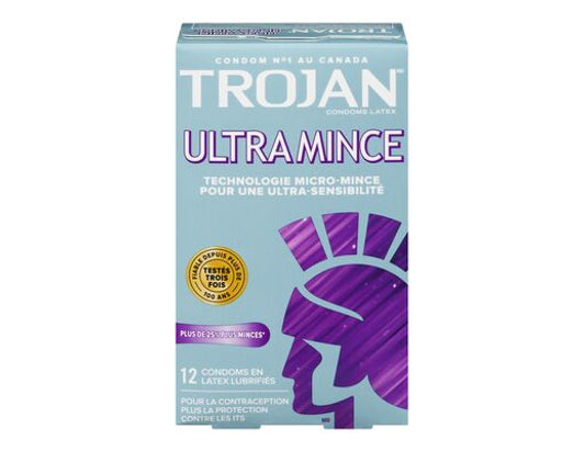 Trojan Ultra Thin Condoms - 12 Count product packaging