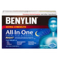 Benylin Extra Strength All-In-One Cold & Flu Nighttime Caplets - 24 Liquid Gels
