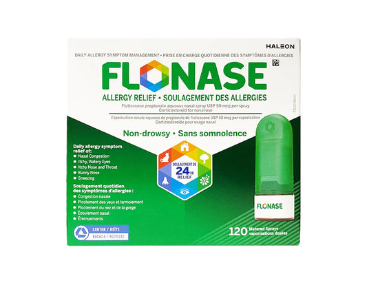 Flonase Allergy Relief Nasal Spray, 120 Sprays