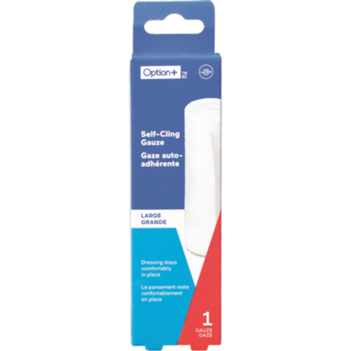 Option+ Self-Cling Gauze Large - 10cm x 4.1m (1 Roll)