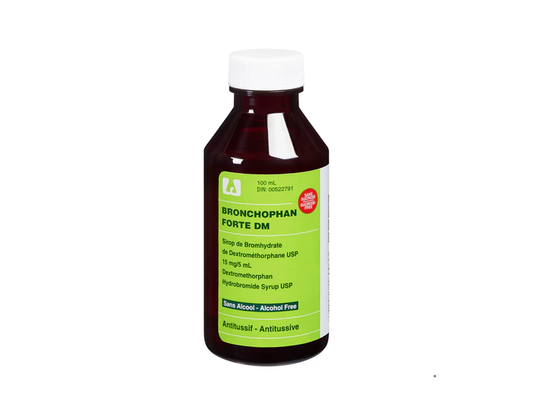 Atlas - Bronchophan Forte DM Dry Cough Syrup - 100 mL - current product packaging