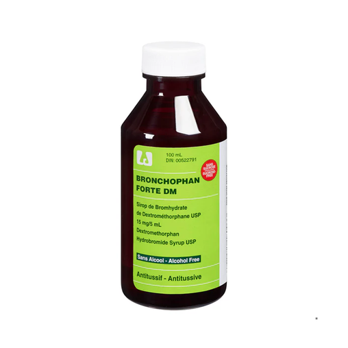 Atlas - Bronchophan Forte DM Dry Cough Syrup - 100 mL - current product packaging