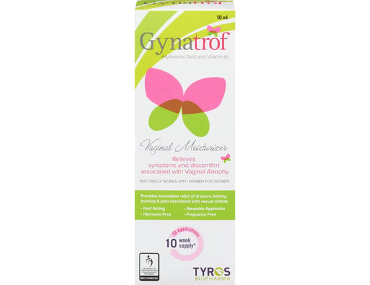 Gynatrof Natural Vaginal Moisturizer, 50 mL