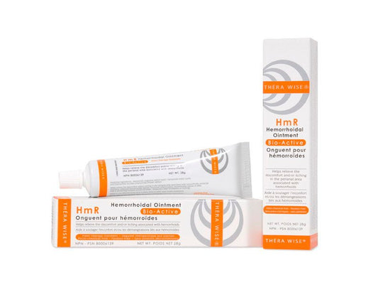 TheraWise HmR Natural Hemorrhoidal Ointment 28 g current packaging
