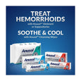 Anusol Plus suppositories package benefits panel