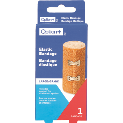 Option+ Elastic Bandage Large (10cm x 4.6m) - 1 Count