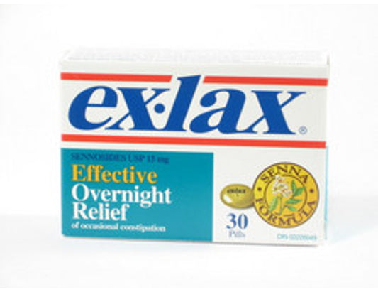 Ex-lax Gentle Overnight Laxative 15 mg, 30 Count