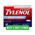 Tylenol Cold & Sinus Nighttime 20 Caplets