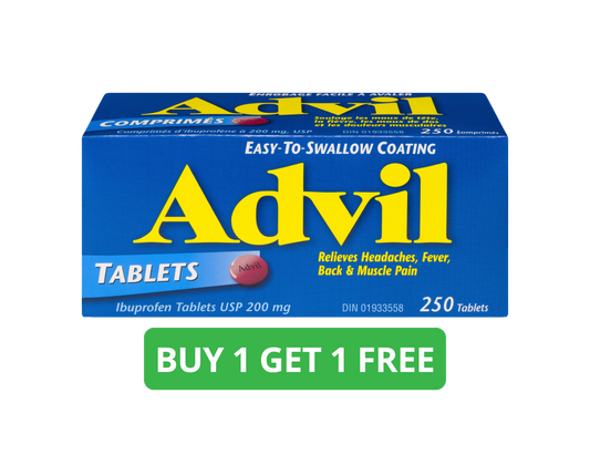 Advil Tablets Ibuprofen 200 mg - 250 Count