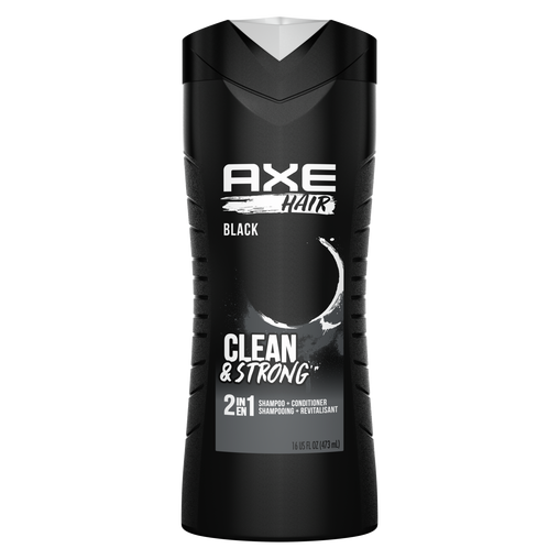 Axe Hair Black Clean & Strong 2-in-1 Shampoo + Conditioner, 473 mL