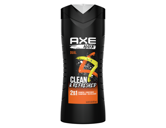 Axe Hair Clean & Refreshed 2-in-1 Shampoo + Conditioner, Dual 473 mL