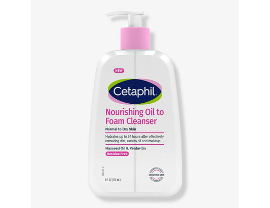 Cetaphil Nourishing Oil-to-Foam Cleanser - 236 mL product packaging