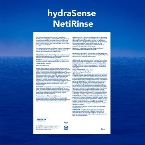 HydraSense - NetiRinse Self-Mix Nasal & Sinus Irrigation Kit - supplementary product image 2